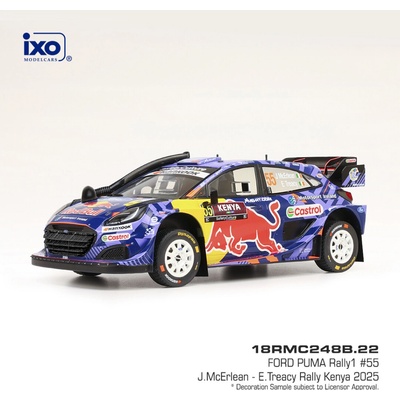 Ford Puma Rally1 Safari Rallye Kenia 2025 55 McErLean Treacy IXO 1:18