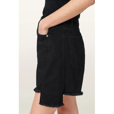 AllSaints къс панталон дамски от деним FRANKIE (W077EE)
