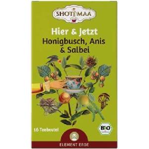 Shoti Maa Био чай Hier & Jetzt - honeybush, анасон и салвия - 16 пакетчета чай