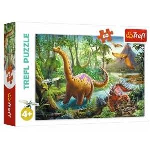 Trefl Puzzle - 60 - Dinosaurs Walk - Trefl 17319