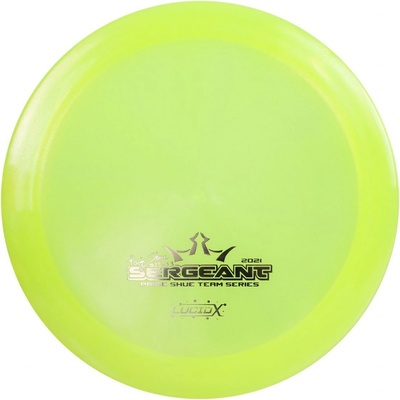 Dynamic Discs Paige Shue v1 Lucid-X Glimmer Sergeant Žlutá