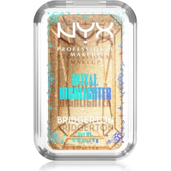 NYX Professional Makeup Bridgerton Royal Highlighter озарител цвят 02 Light Gold 5 гр