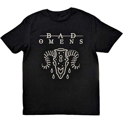 Bad Omens Ram Skull Black 2XL Риза (BOTS01MB05)