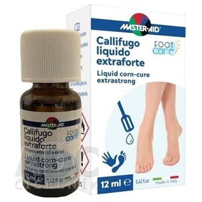 MASTER AID FOOT Care roztok EXTRASTRONG na odstránenie kurieho oka 12 ml