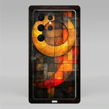 4NewCase SAMSUNG Galaxy S25 Ultra INFINITY Hard Amber Spiral 1017160500054