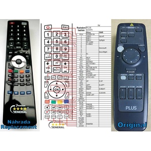 General PLUS U2-870 - съвместимо дистанционно управление на марката General (U2-870)