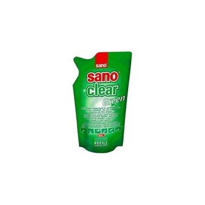 Sano препарат за прозорци резерва 750мл в плик зелен (7290102990573)
