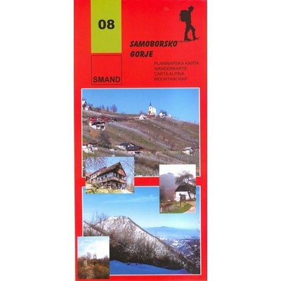 mapa Samoborsko gorje 1:25 t.