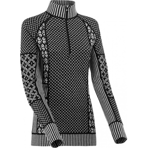 Kari Traa Дамско мериносово термобельо Kari Traa Women's Smekker Half-Zip Merino base layer - Black (115-1318-0313)