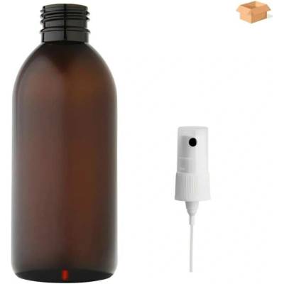 Tera plastová lahvička hnědás kosmetickým rozprašovačem 250 ml 180 ks