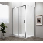 POLYSAN Easy Line - Душ кабина, 100x90 см, хром/прозрачно стъкло EL1015EL3315 (EL1015EL3315)