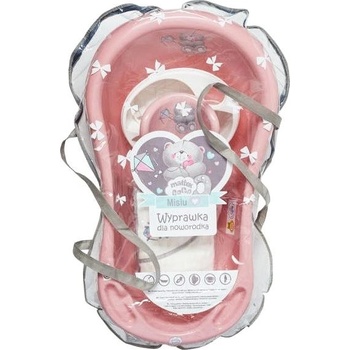 MALTEX výbavička pro novorozence medvídek růžová 84 cm
