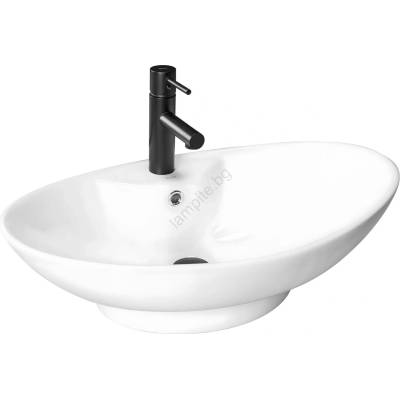 Rea REA-00692 - Мивка за плот ROSA 44x66 см, керамика, гланцово бяло (RE0302)