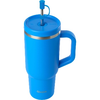 Qwetch Travel cup isotherme inox - Matt - 900ml - Azure blue
