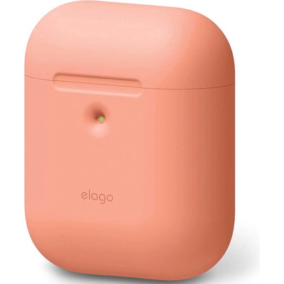 elago Защитен калъф Elago Airpods Silicone Case, за Apple Airpods 2, силиконов, оранжев (EAP2SC-PE / 40958)