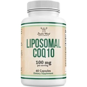 Double Wood Supplements Liposomal CoQ10, 100 mg, 60 капсули, Double Wood (YBKZX DW)