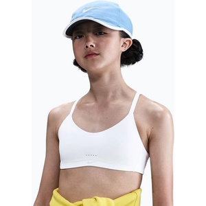 Nike Сутиен за момичета Nike Alate White/Light Smoke Grey