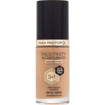 MAX Factor Facefinity All Day Flawless SPF20 течен фон дьо тен с uv защита 30 ml нюанс W76 Warm Golden