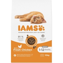 Iams for Vitality Kitten Chicken 10 kg