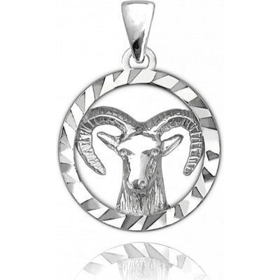 Minet JMAS9401SP00 Stříbrný Zodiac znamení KOZOROH