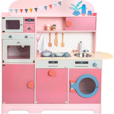 Small Foot Drevená kuchynka pre deti Gourmet Pink