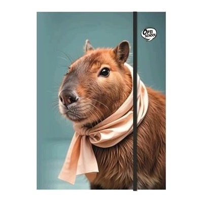 OPTISCHOOL Dosky s gumičkou "Capybara" A4 27IGM00-004