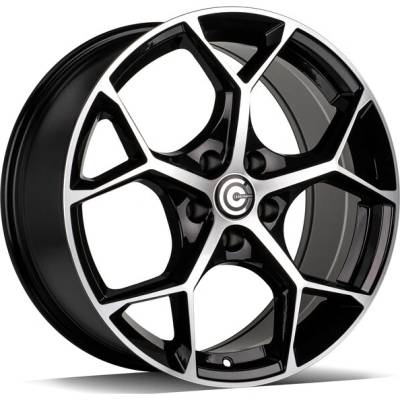 CARBONADO FANCY 9x20 5x112 ET30 black front polished