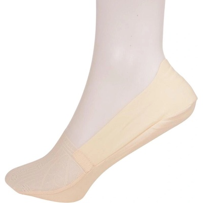 Дамски терлици с дантела в цвят крем