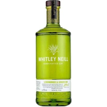 Whitley Neill Lemongrass Ginger Gin 43% 1 l (holá lahev)