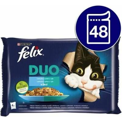 Felix Fantastic ryba se zeleninou v želé 48x85 g
