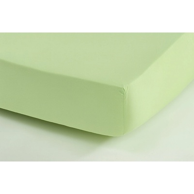 Slee Home jersey napínací prostěradlo zelené 180x200