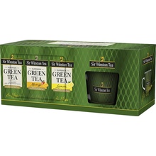 SIR WINSTON Green tea zelené čaje s hrnčekom 60 sáčkov