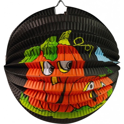 Lampion Halloween dýně 25 cm se svítící hůlkou 50 cm – Zboží Dáma