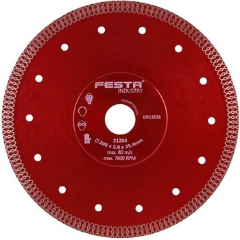 Festa Levior Kotouč diamantový 200 x 2 x 25,4 mm 21204