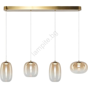 MILAGRO Led Пендел vaso led/15w/230v златист/опушен (mi2668)