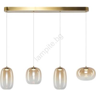 MILAGRO Led Пендел vaso led/15w/230v златист/опушен (mi2668)