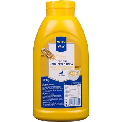 Metro Chef Hořčice plnotučná 1,3 kg – Sleviste.cz