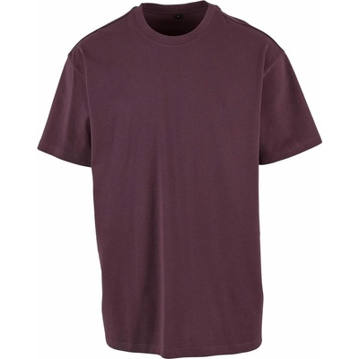Build Your Brand pánske tričko Heavy Oversize Tee slivkové