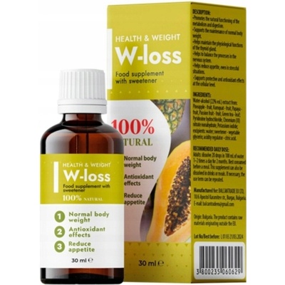 W-Loss kapky 30 ml