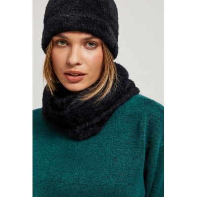 Moodo Гладък черен шал Moodo Moodo | Cheren | ЖЕНИ | ЕДИН РАЗМЕР