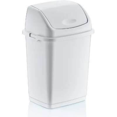 Dünya Plastik DUNYA-Кош с люлеещ капак 10lt. "FANTASY"БЯЛ (09702) (0151385)