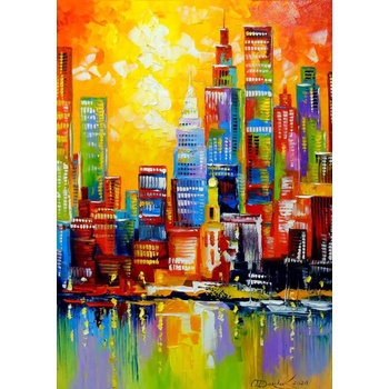 Image 1 of Enjoy - Puzzle Bright New York City - 1 000 piese
