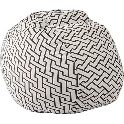 PUFRELAX Барбарон 400л. Matusalem, Zappity Brown, Перящ се калъф, Подходящ за деца, Пълнеж с микс от мемори пяна и дунапрен, Гама Premium (PUF-M-M-PT-ZAB)