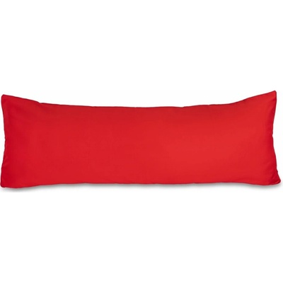 Kvalitex Satén na relaxačný vankúš červený 45 x 120 cm