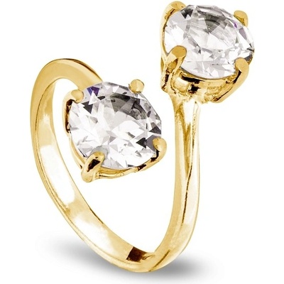 Spark Prsten čirý se Swarovski Elements Ronda PPG10882C Krystal