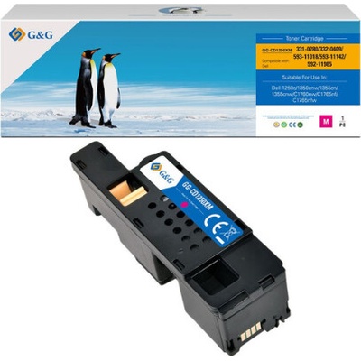 Compatible Тонер касета за DELL 1250c/1350c/1355c - Magenta - XMX5D / 331-0780 / 332-0409 / 332-0404 / 331-0724 / 5GDTC / CMR3CP (NT-CD1250XM)