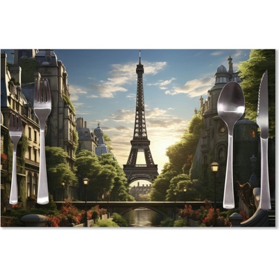 Sablio Prestieranie Paríž Eifellova veža Art 40x30cm