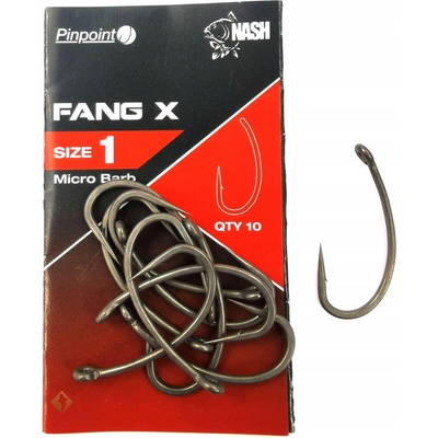 Kevin Nash Pinpoint Fang X Micro Barbed veľ.2 10 ks