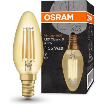 OSRAM Led ЛАМПА vintage 1906 led cl b fil gold 35 4w/825 e14 ledvance (202401323)