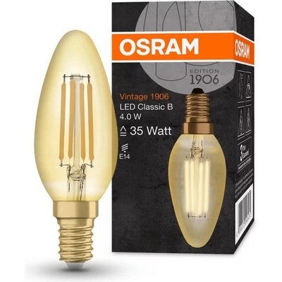 OSRAM Led ЛАМПА vintage 1906 led cl b fil gold 35 4w/825 e14 ledvance (202401323)